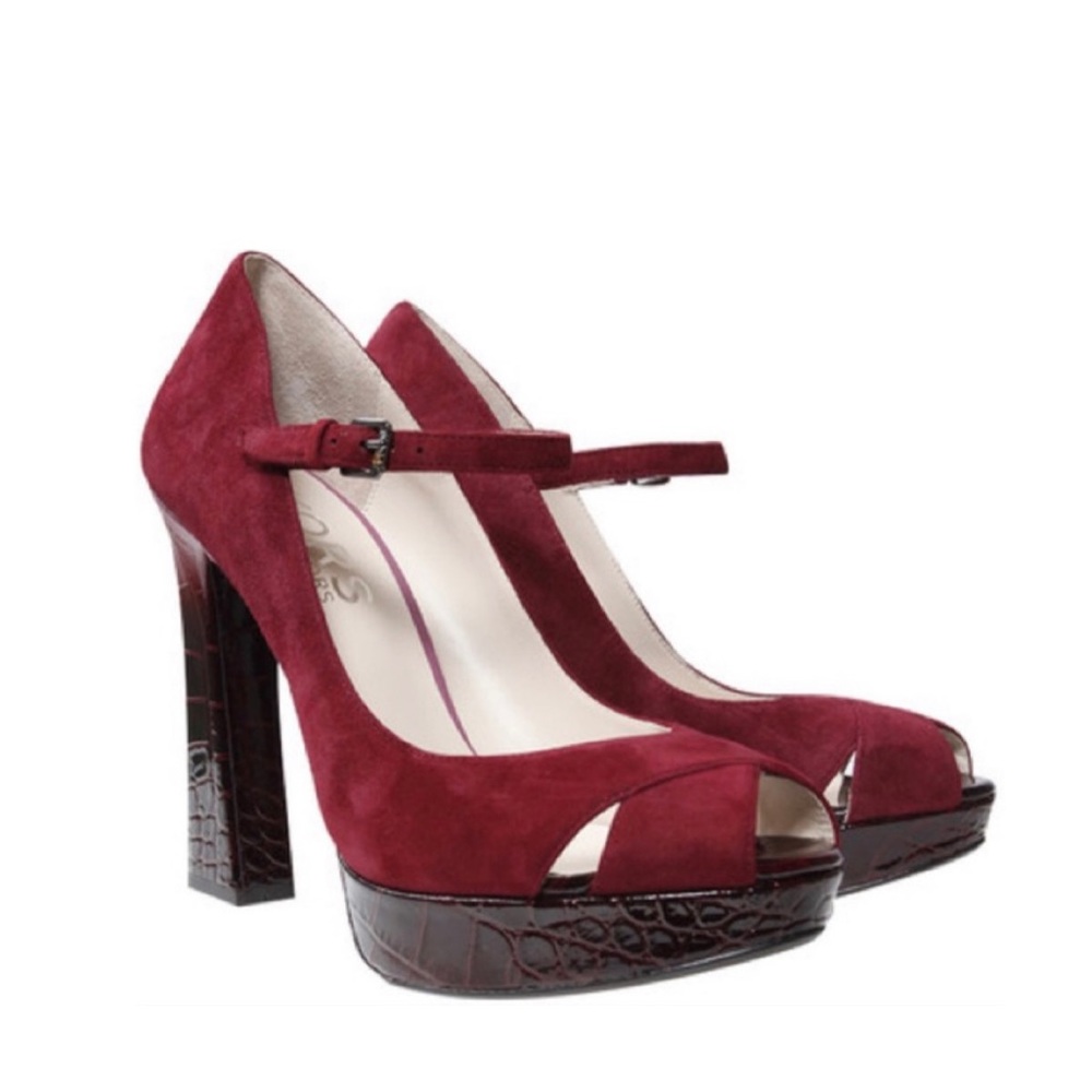 KORS Michael Kors Padova Heel in Bordeaux